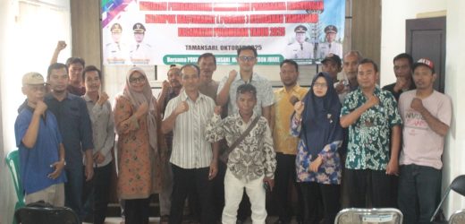 Kelurahan Tamansari Gelar PCM, Lurah Benni: Siap Wujudkan Pembangunan Transparan dan Tepat Sasaran