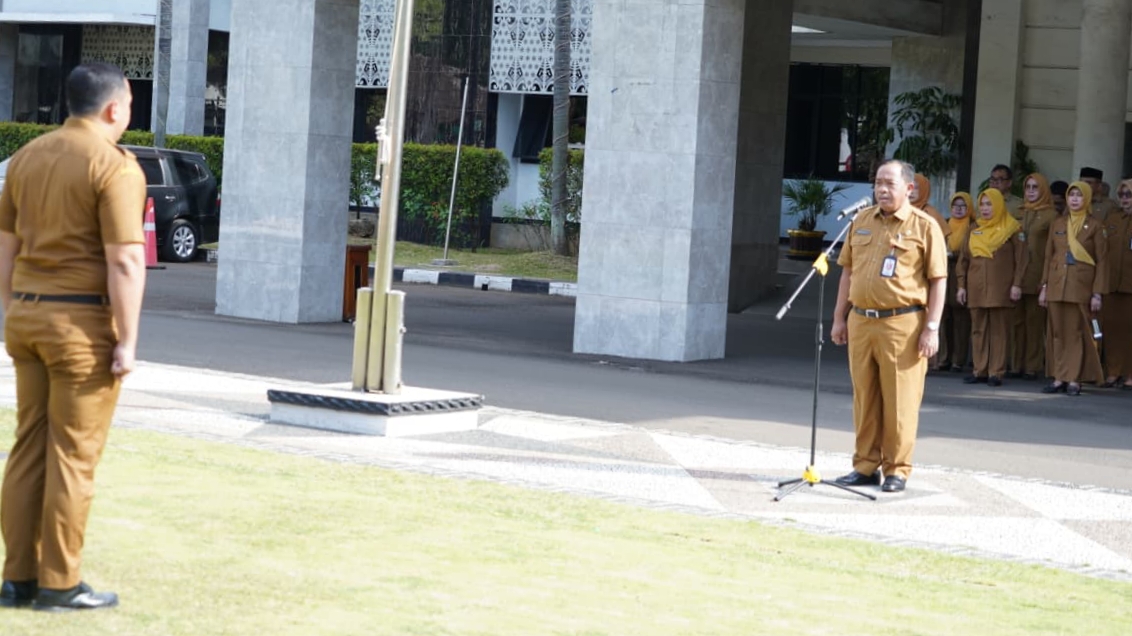 Pimpin Apel, Sekda Maman Tegaskan OPD Harus Tertib Administrasi