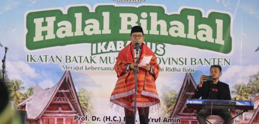 Halal Bihalal Ikabamus, Gubernur Banten Apresiasi Semangat Persatuan Warga Batak Muslim