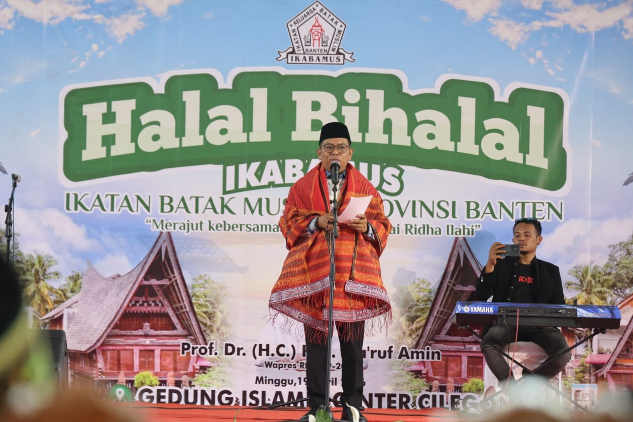 Halal Bihalal Ikabamus, Gubernur Banten Apresiasi Semangat Persatuan Warga Batak Muslim