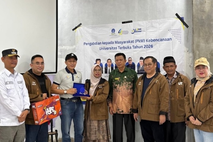Sekolah Vokasi UT Gelar Pelatihan dan Simulasi Kebencanaan Untuk Guru di Tanjung Raya Kabupaten Agam