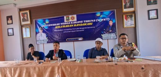 MWKT Randakari Ditunda, Pengurus KT Kecamatan Ambil Ahli Penunjukan Panitia