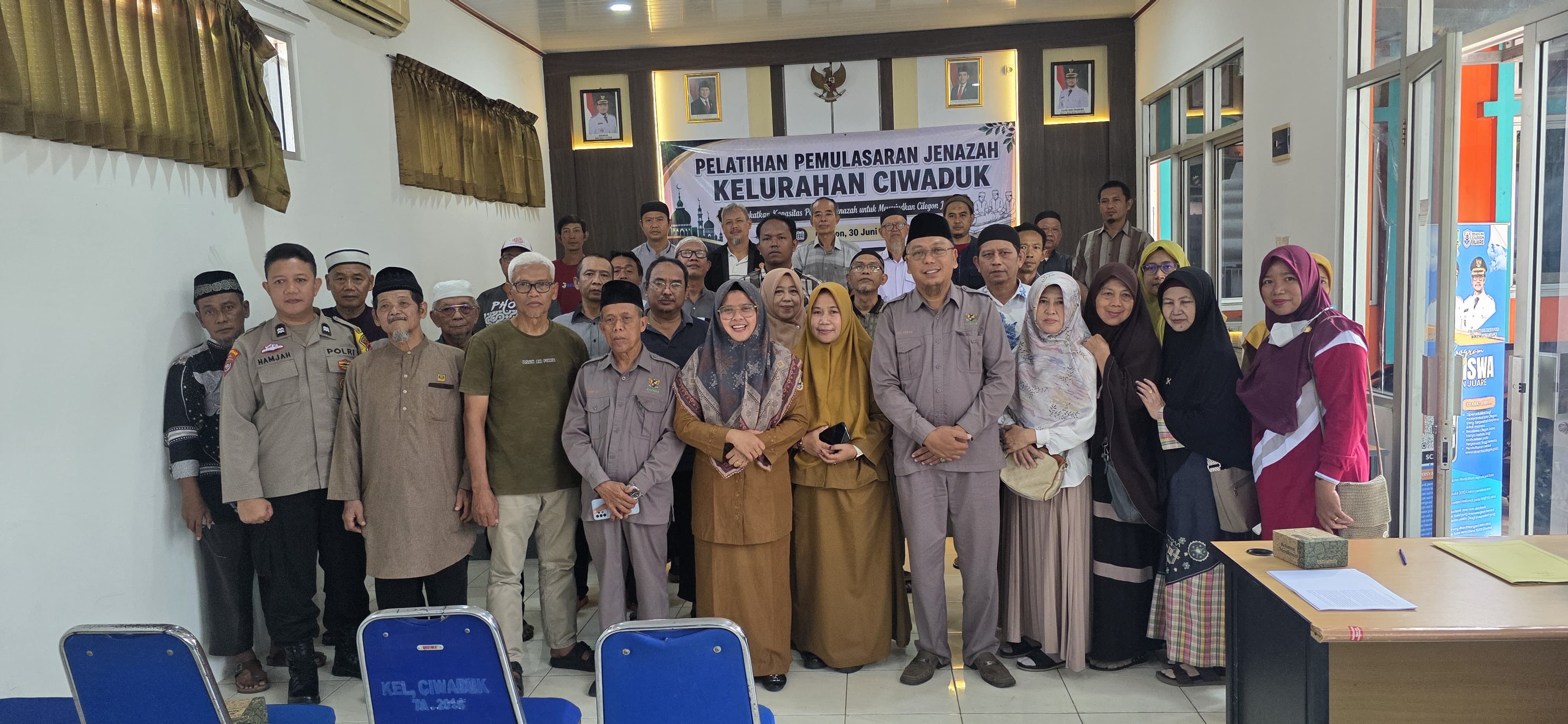 Menyelaraskan Program Wali Kota Cilegon, Kelurahan Ciwaduk Inisiasi Pelatihan Pemulasaran Jenazah