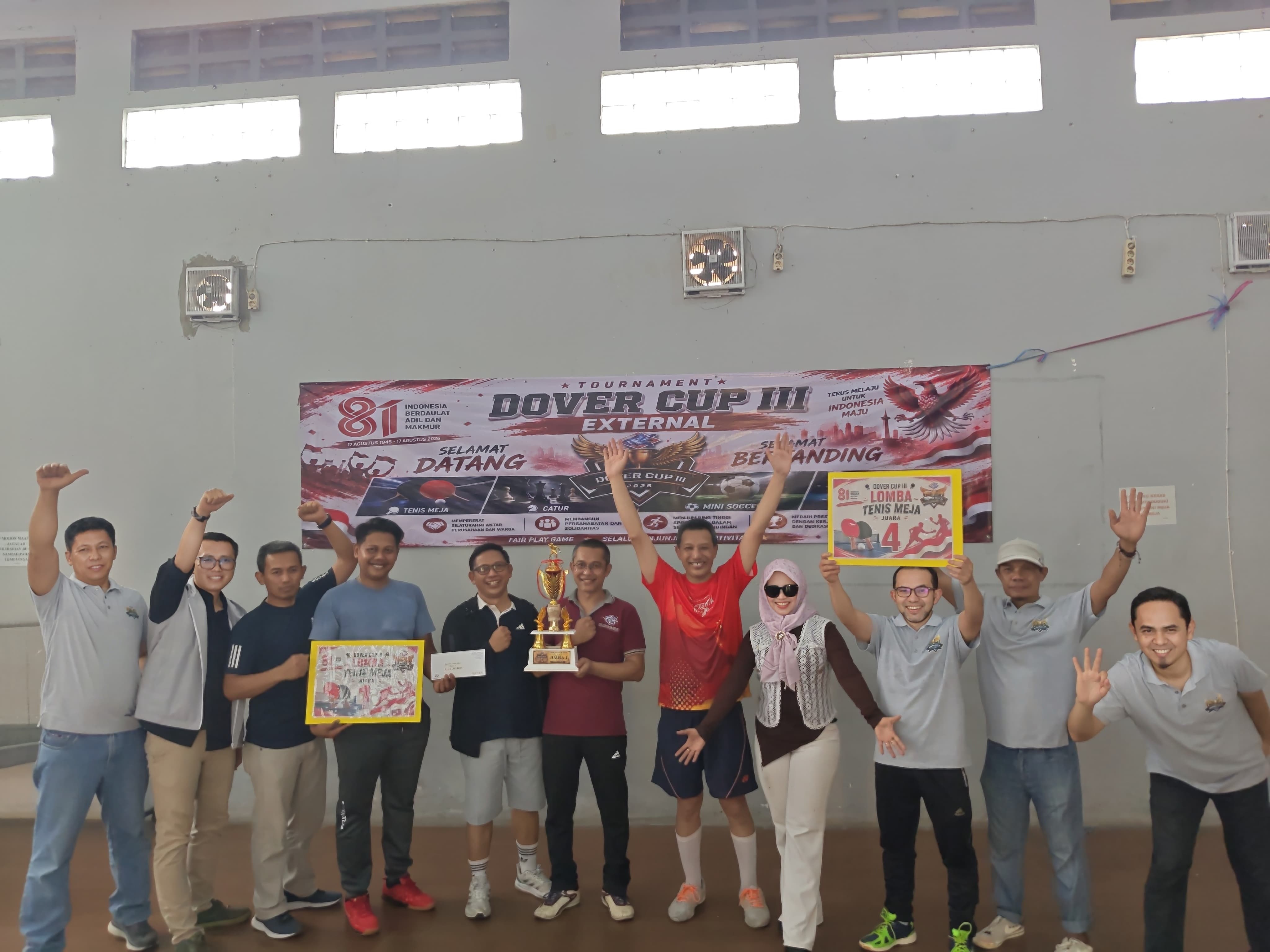Dover Chemical A Raih Juara 1 Turnament Tenis Meja Di Dover Cup III External 2026
