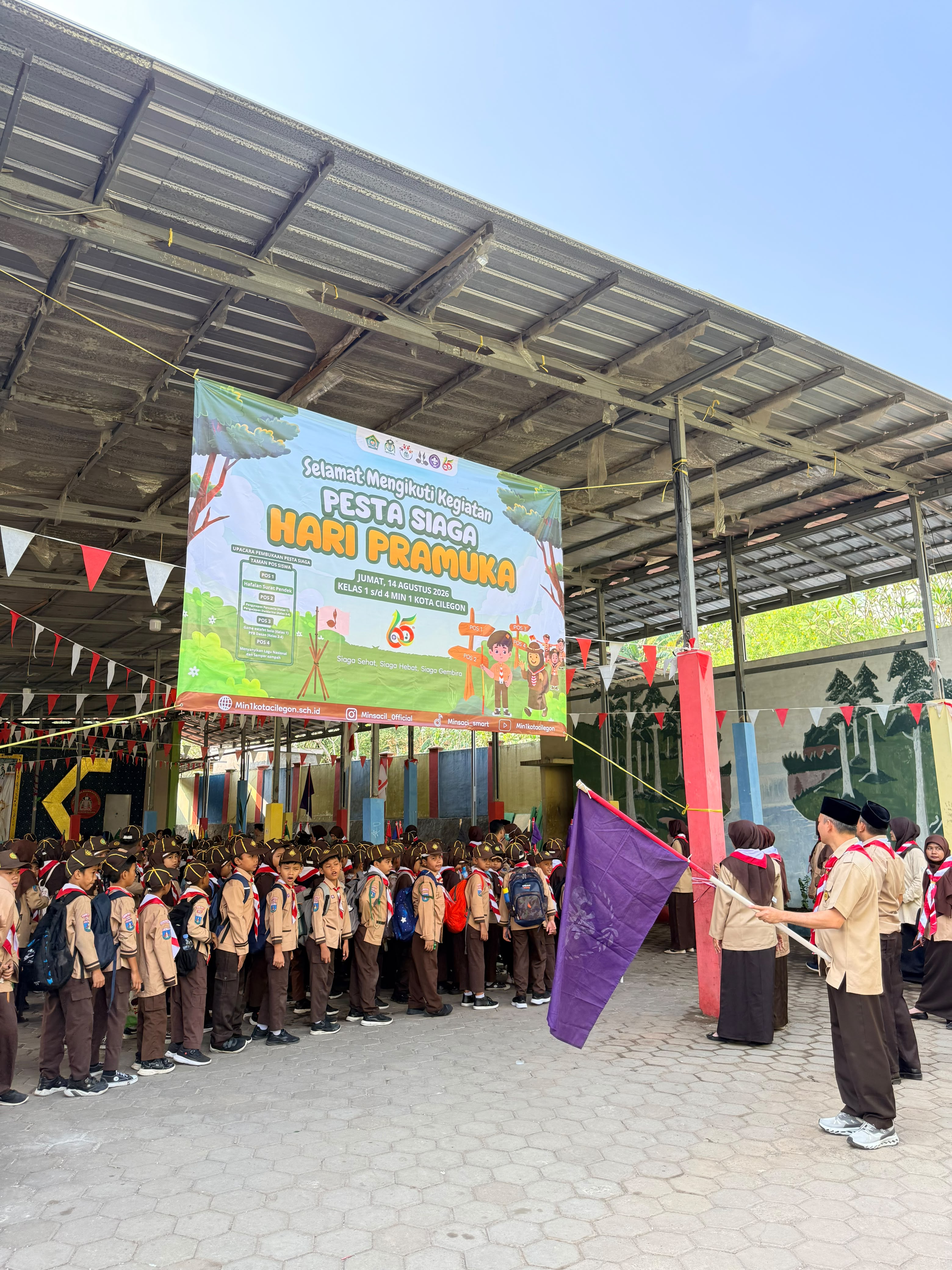 Ribuan Pramuka Siaga MIN 1 Cilegon Gelar Pesta Siaga, Tanamkan Semangat Kebersamaan