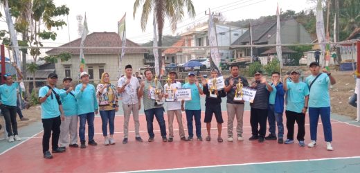 Meriahkan HUT ke-37, PT Asahimas Chemical Gelar One Day Open Tournament Voli Putra di Kepuh Ciwandan